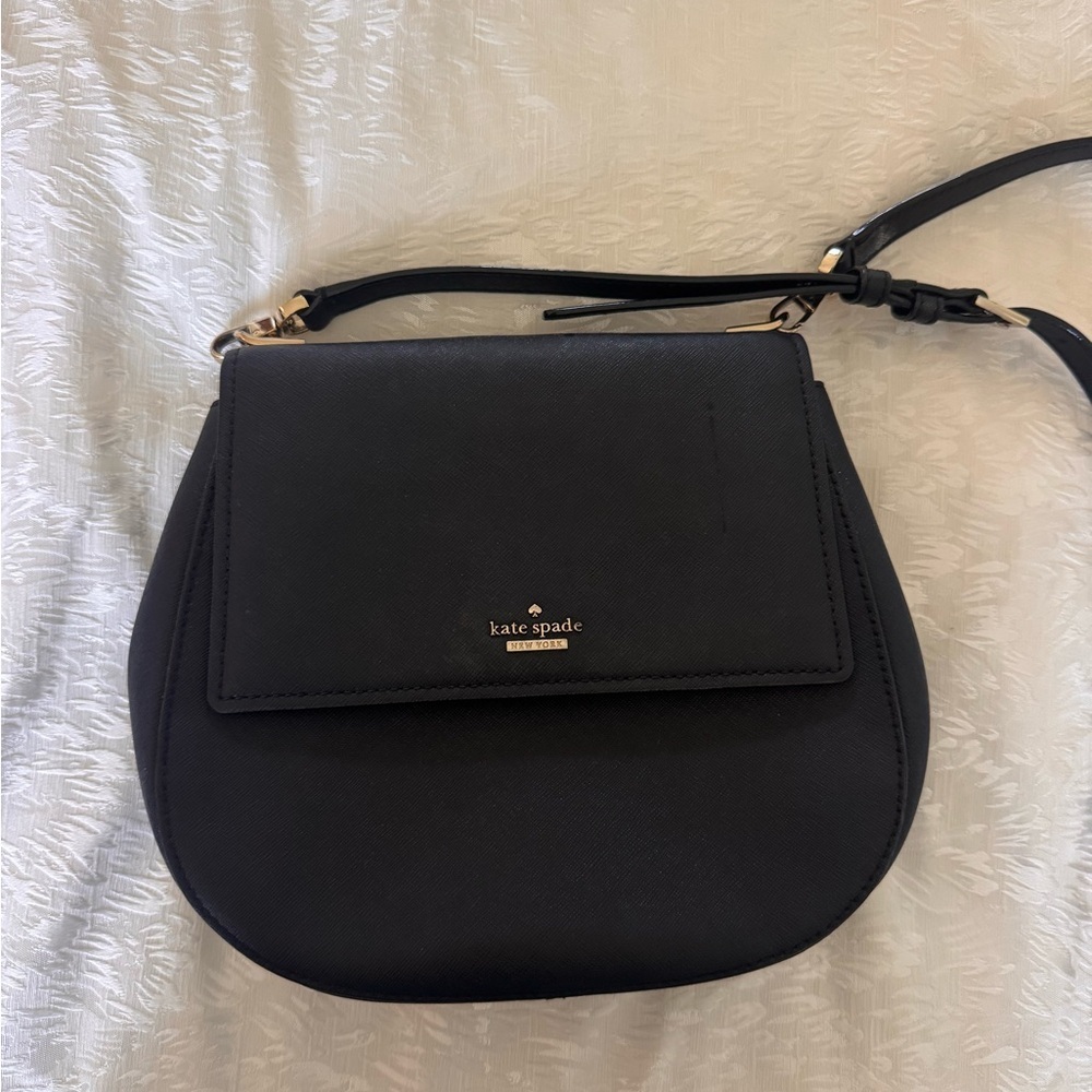 Kate Spade Black Leather Crossbody Bag